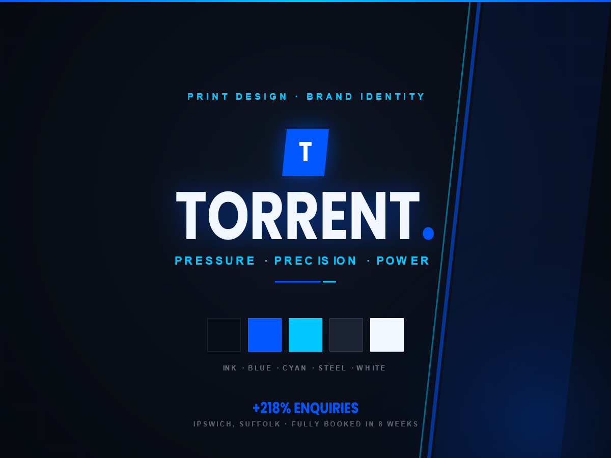 Torrent Pressure Washing print design